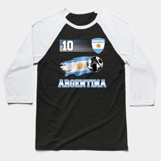 Argentina 10 Soocer Jersey Argentina Football Fan Soccer 2022 Baseball T-Shirt